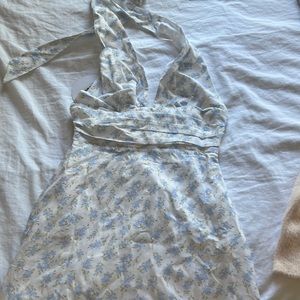 Brantley mini dress white multi US 4